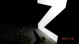 Reklama świetlna – Litery i logo 3D podświetlane LED: SPZ Meca, Bergen - Norwegia
